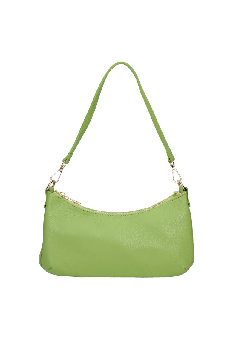 Gave Lux Geanta baguette de piele - Verde