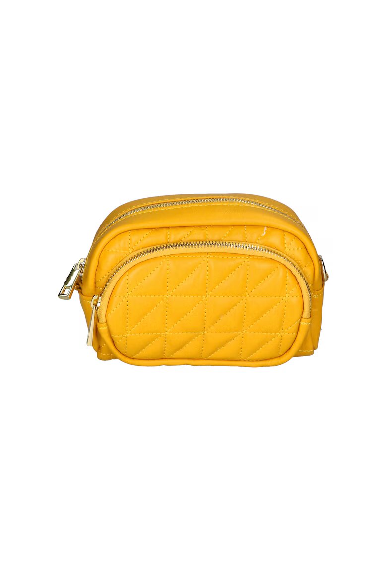 Gave Lux Geanta crossbody cu buzunar frontal cu fermoar - Galben
