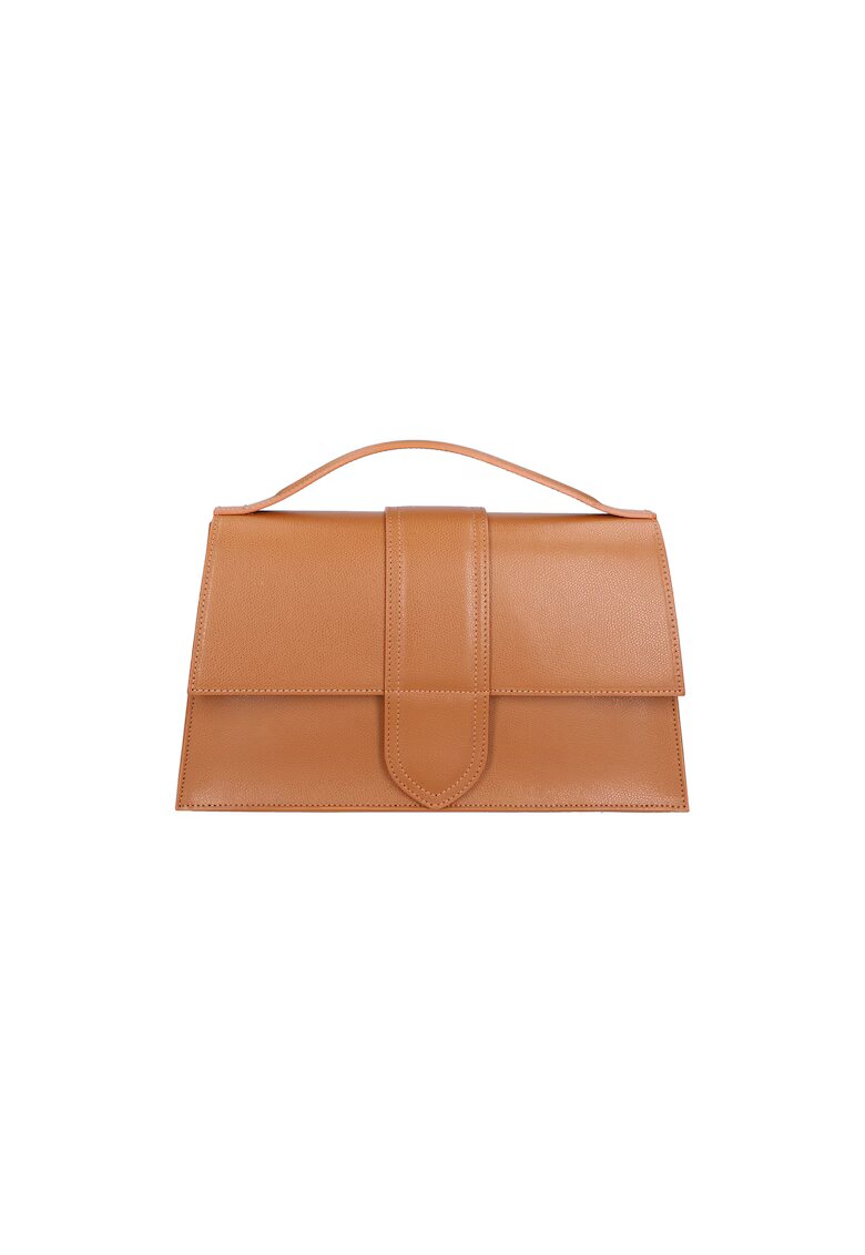 Gave Lux Geanta crossbody de piele - Caramel