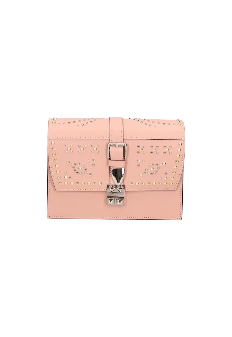 Gave Lux Geanta crossbody de piele cu clapa - Roz