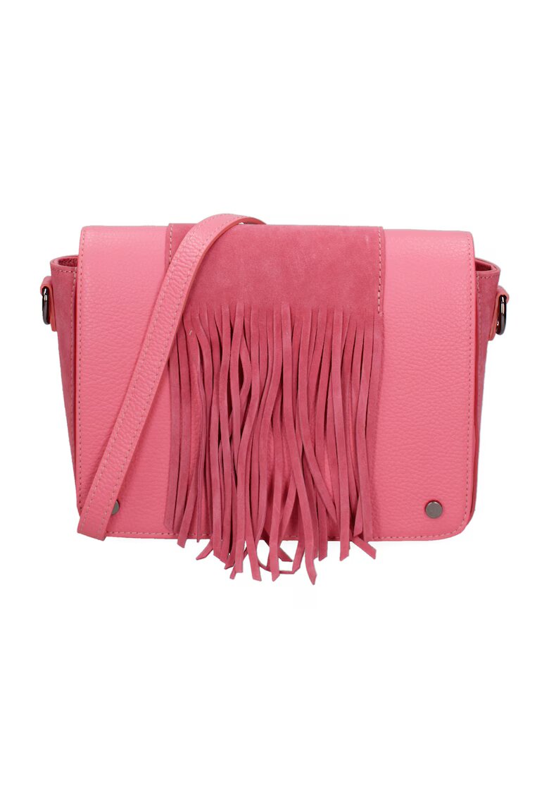 Gave Lux Geanta crossbody de piele cu franjuri