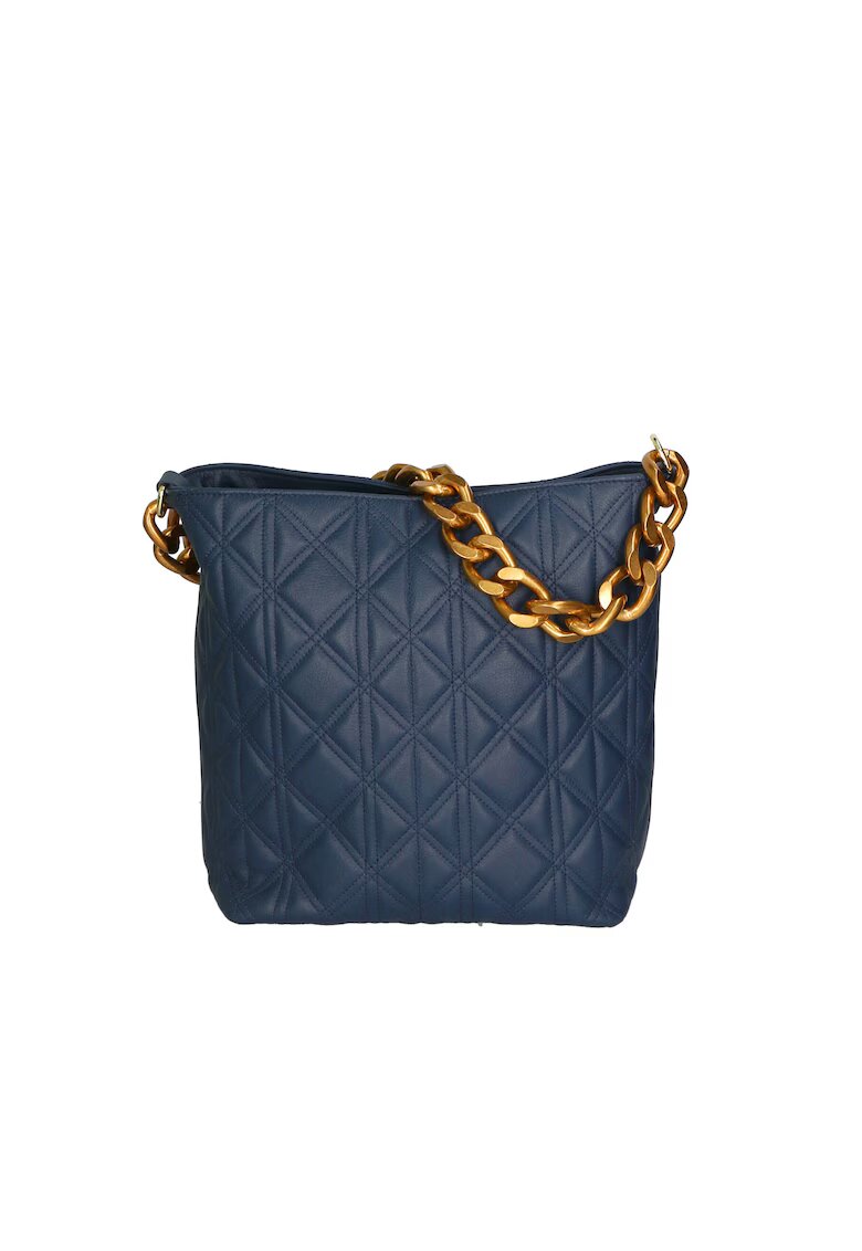 Gave Lux Geanta crossbody de piele cu garnituri cusute