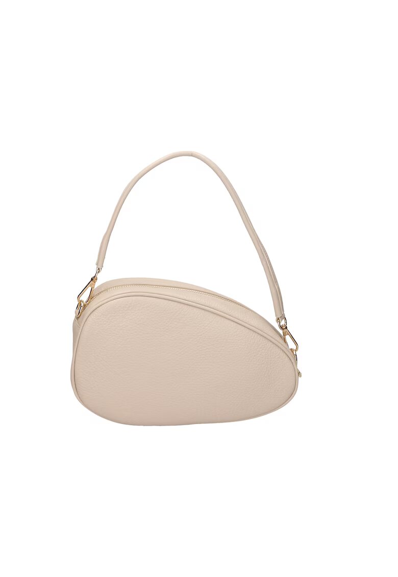 Gave Lux Geanta crossbody de piele cu maner detasabil - Alb fildes