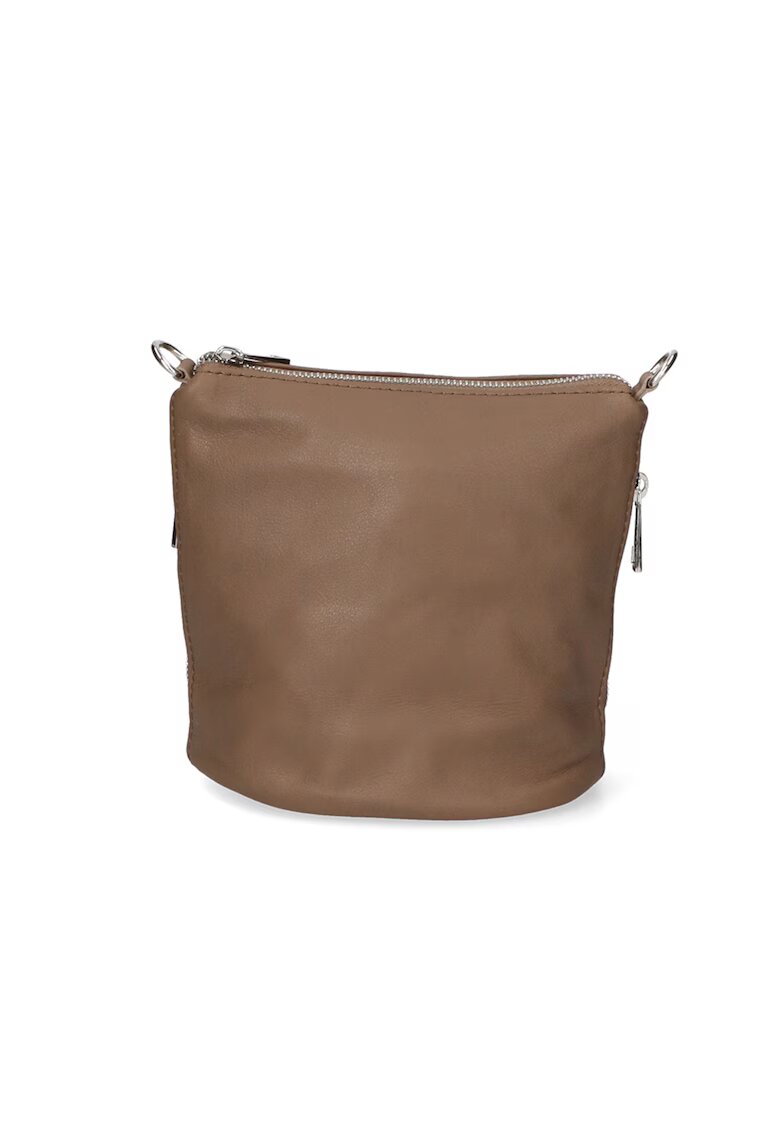 Gave Lux Geanta crossbody de piele - Maro taupe