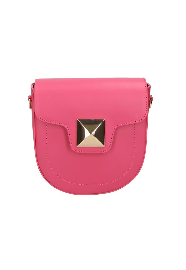 Gave Lux Geanta crossbody din piele cu bareta detasabila - Fucsia
