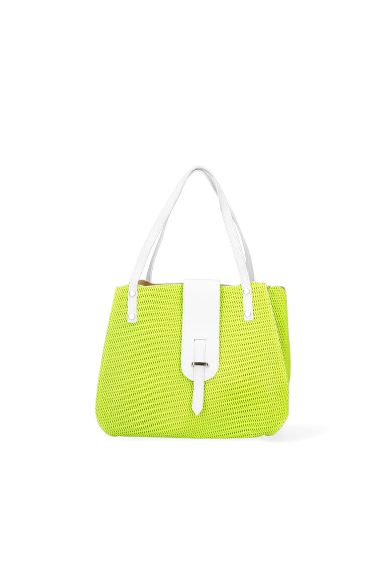 Gave Lux Geanta cu aspect texturat - Galben