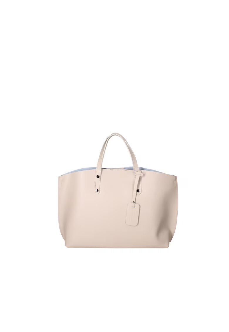 Gave Lux Geanta de piele cu bareta si etui interior detasabil - Bej