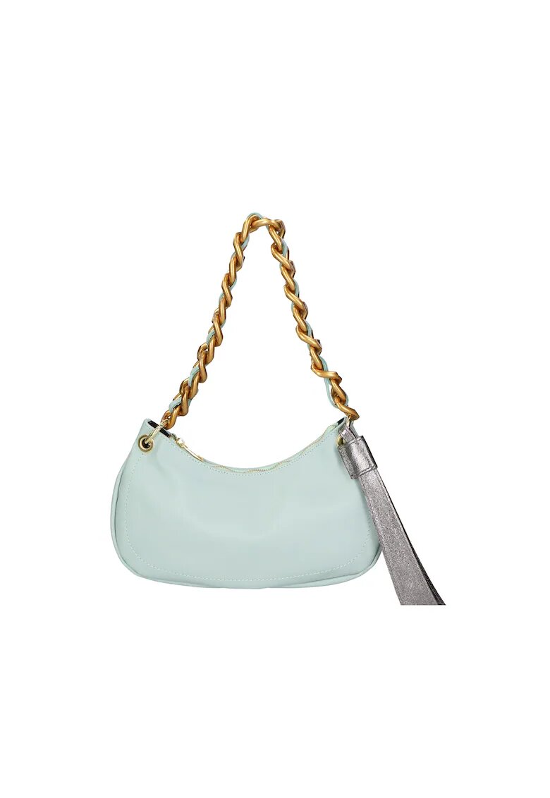 Gave Lux Geanta de piele cu de lantdwqfwq - Albastru glaciar/Argintiu - 14 x 32 x 8 CM