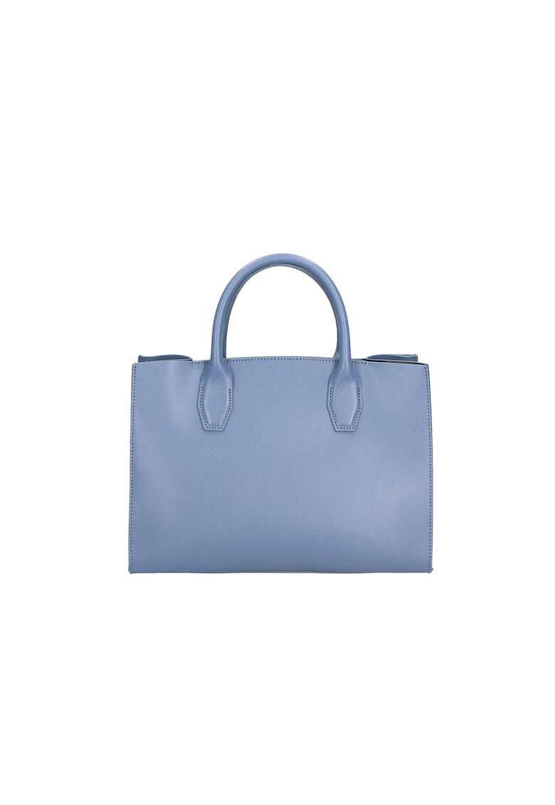 Gave Lux Geanta de piele cu etui detasabil cu fermoar - Albastru pastel
