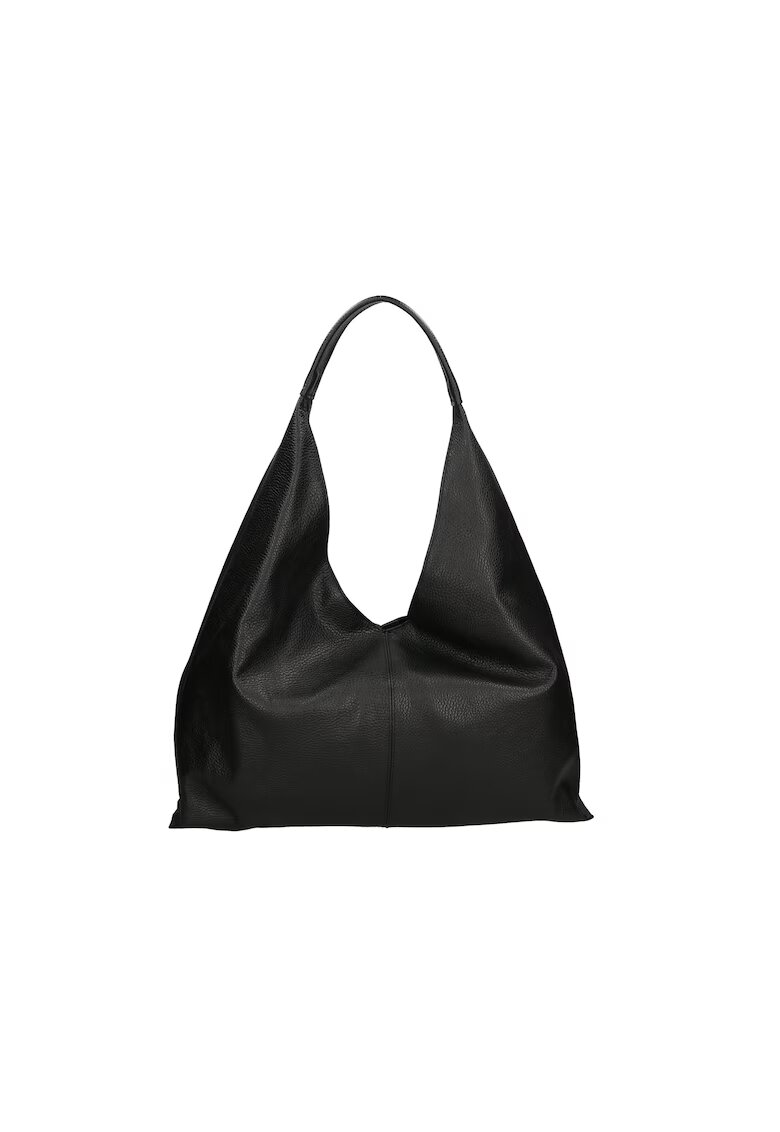 Gave Lux Geanta hobo de piele cu etui cu fermoar - Negru
