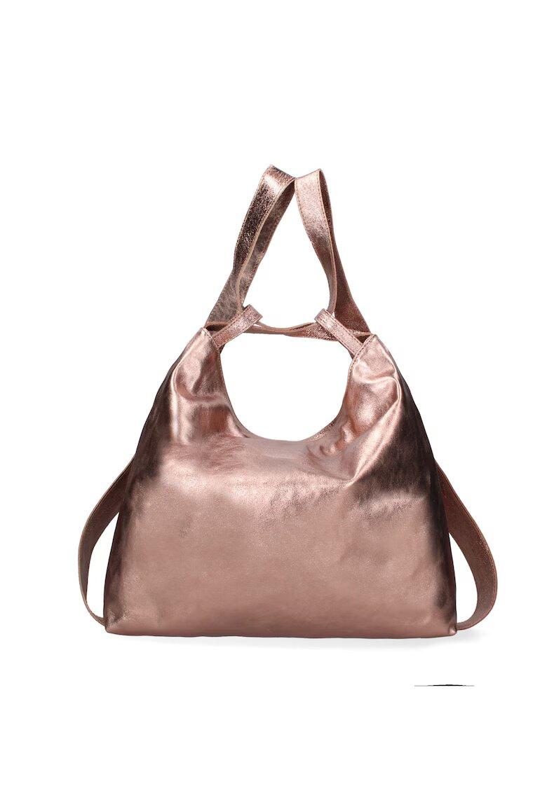 Gave Lux Geanta hobo din piele Edera - Roz prafuit