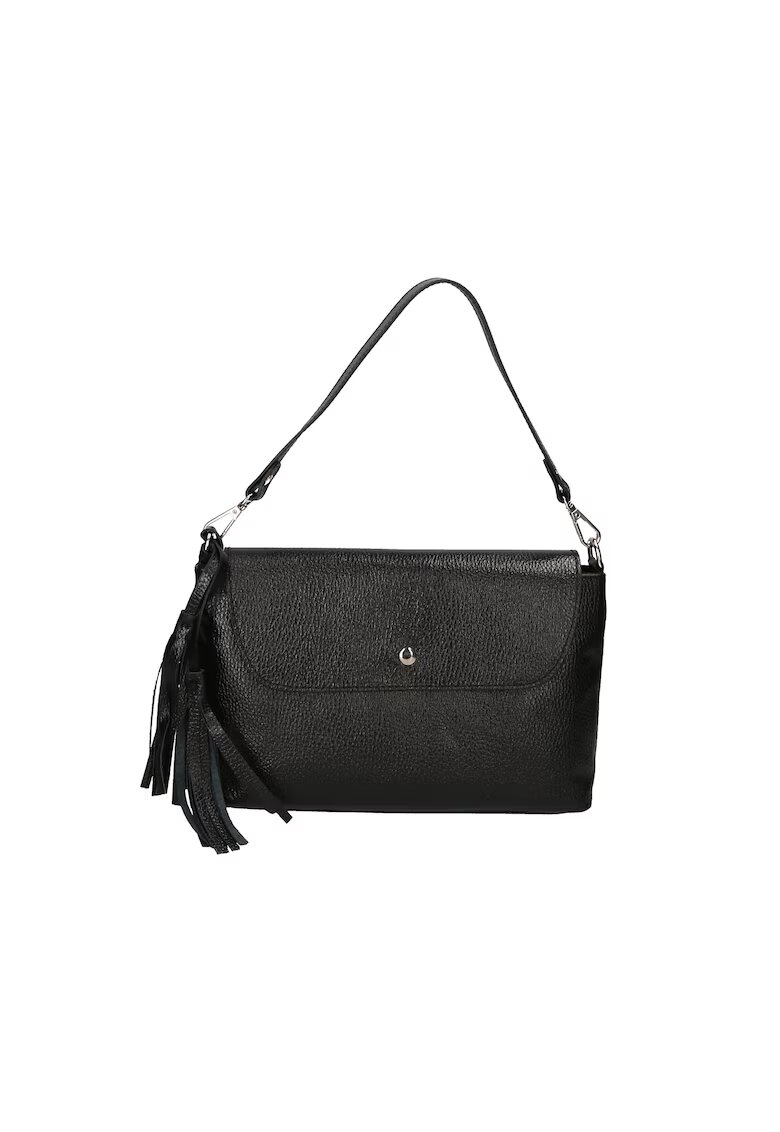 Gave Lux Geanta plic de piele cu canaf - Negru