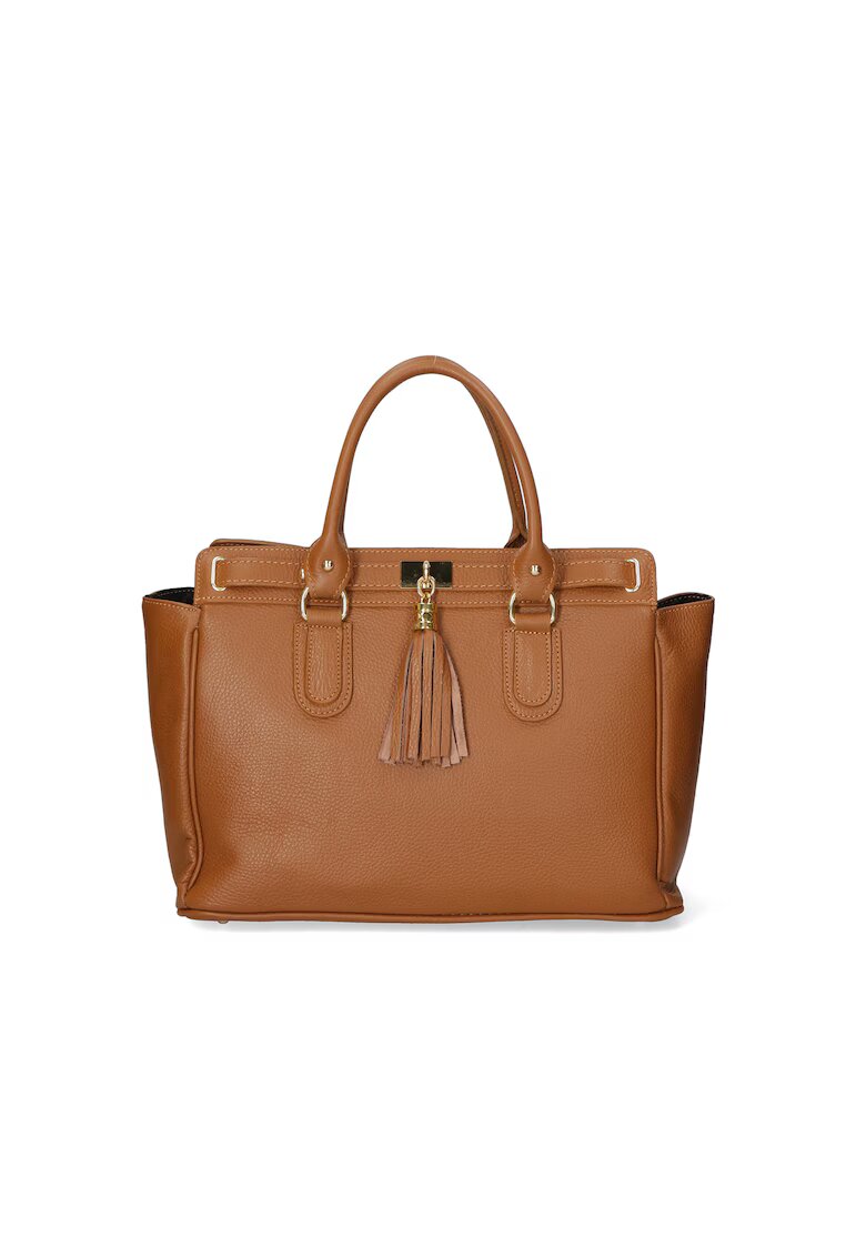 Gave Lux Geanta tote de piele - Caramel
