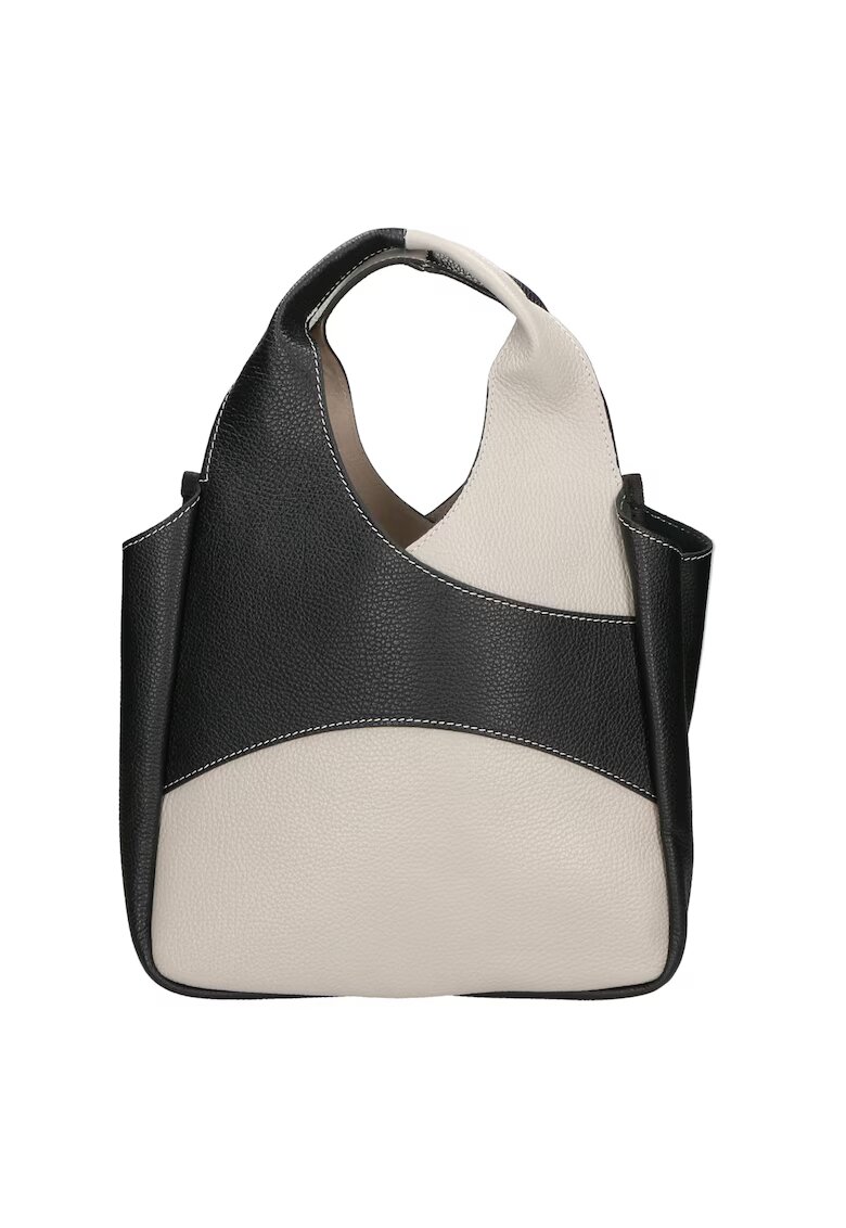 Gave Lux Geanta tote de piele - Negru - Gri