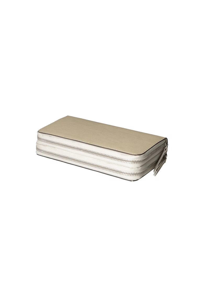 Gave Lux Portofel de piele cu aspect striat 25589 - Bej