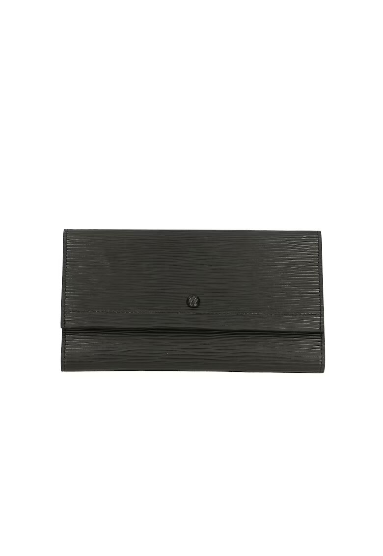 Gave Lux Portofel de piele cu capsa - Negru