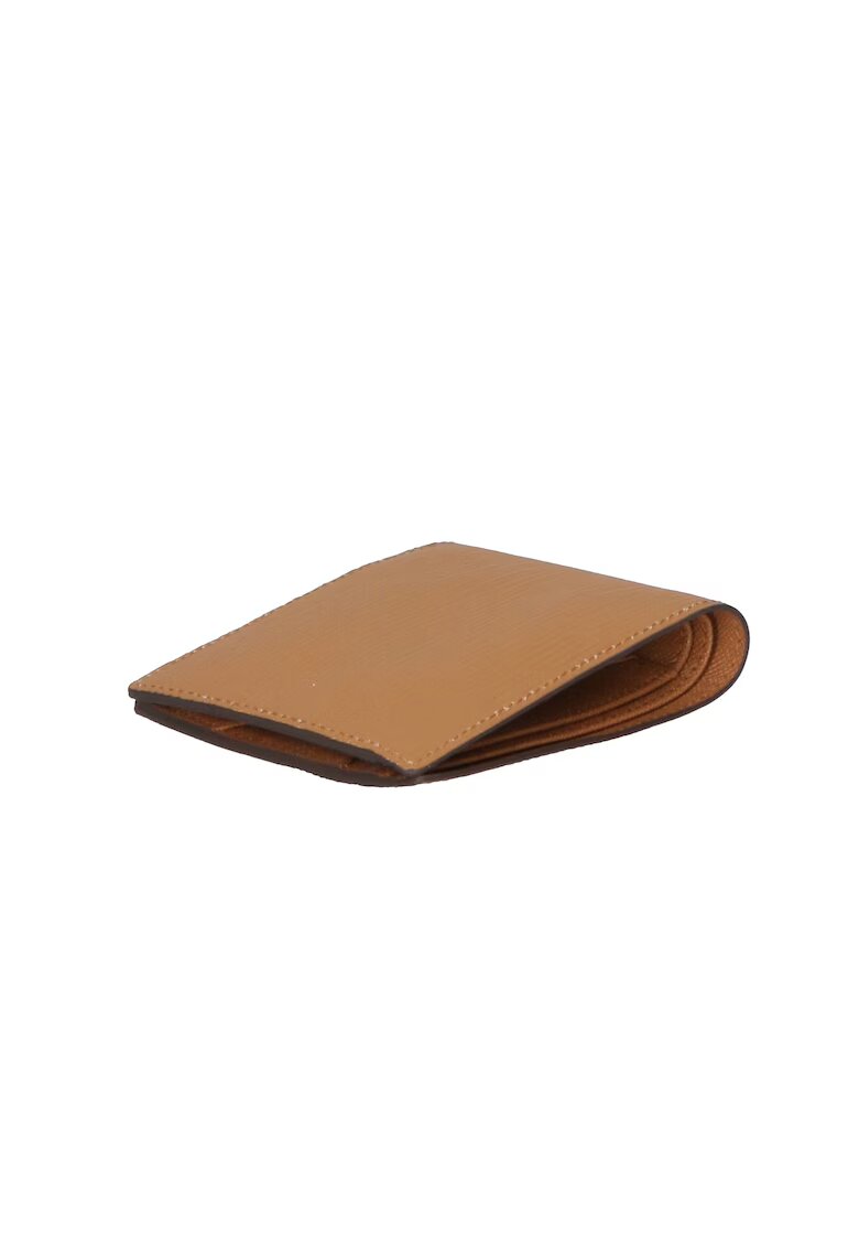 Gave Lux Portofel pliabil unisex piele - Caramel - 9.5 x 12 x 2.5 cm