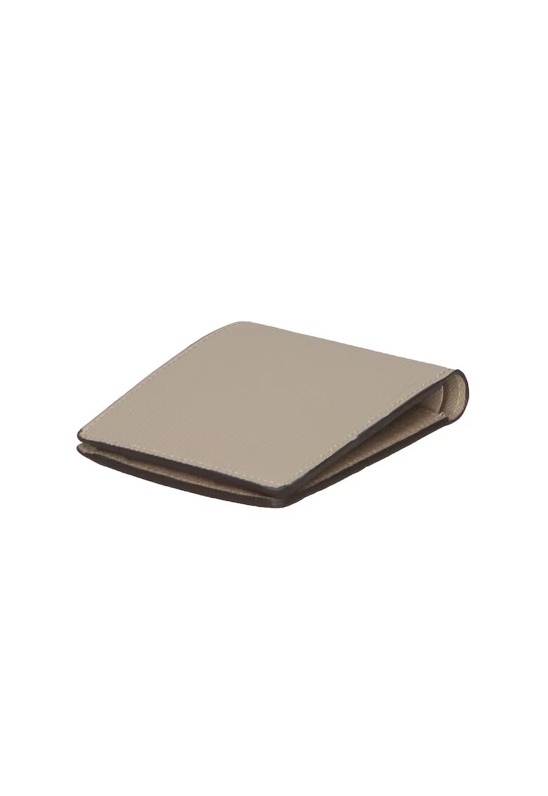 Gave Lux Portofel pliabil unisex piele - Maro taupe - 9.5 x 12 x 2.5 cm