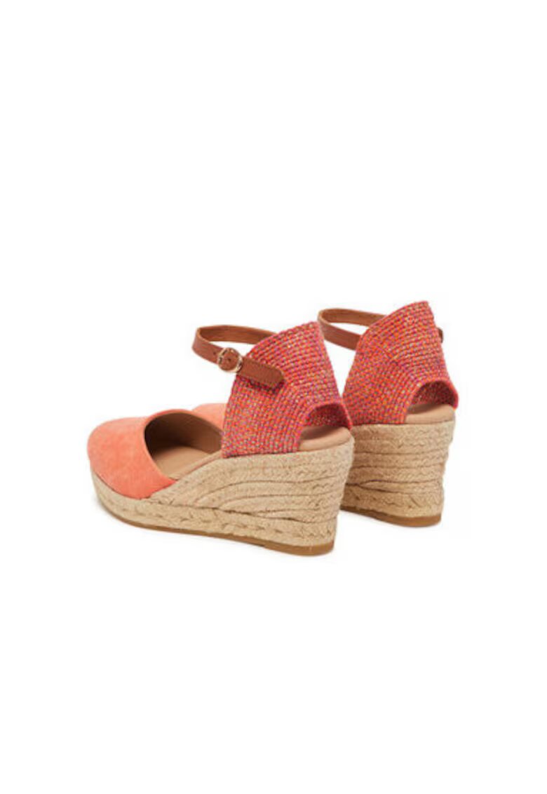 GENUINS Espadrile dama G106387 - Textil - Portocaliu