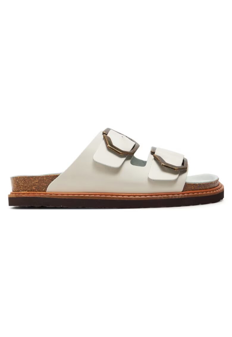 GENUINS Sandale dama 303738921 - Piele naturala - Alb