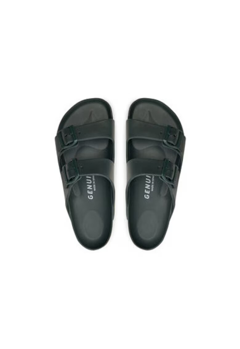 GENUINS Slapi barbati G105299 - Sintetic - Kaki - Kaki