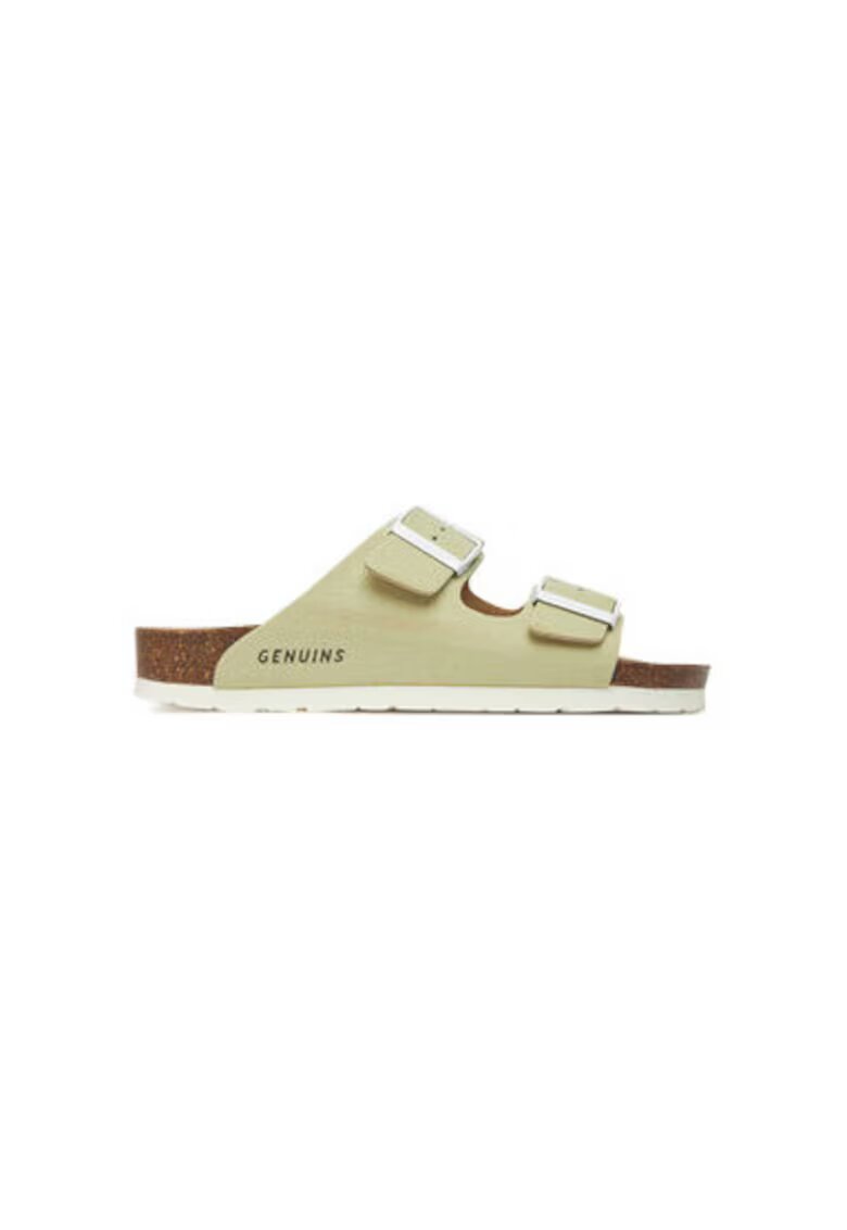 GENUINS Slapi dama - G106255 - Piele ecologica - Verde