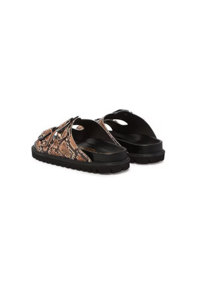 GENUINS Slapi dama - G106282 - Piele ecologica - Maro