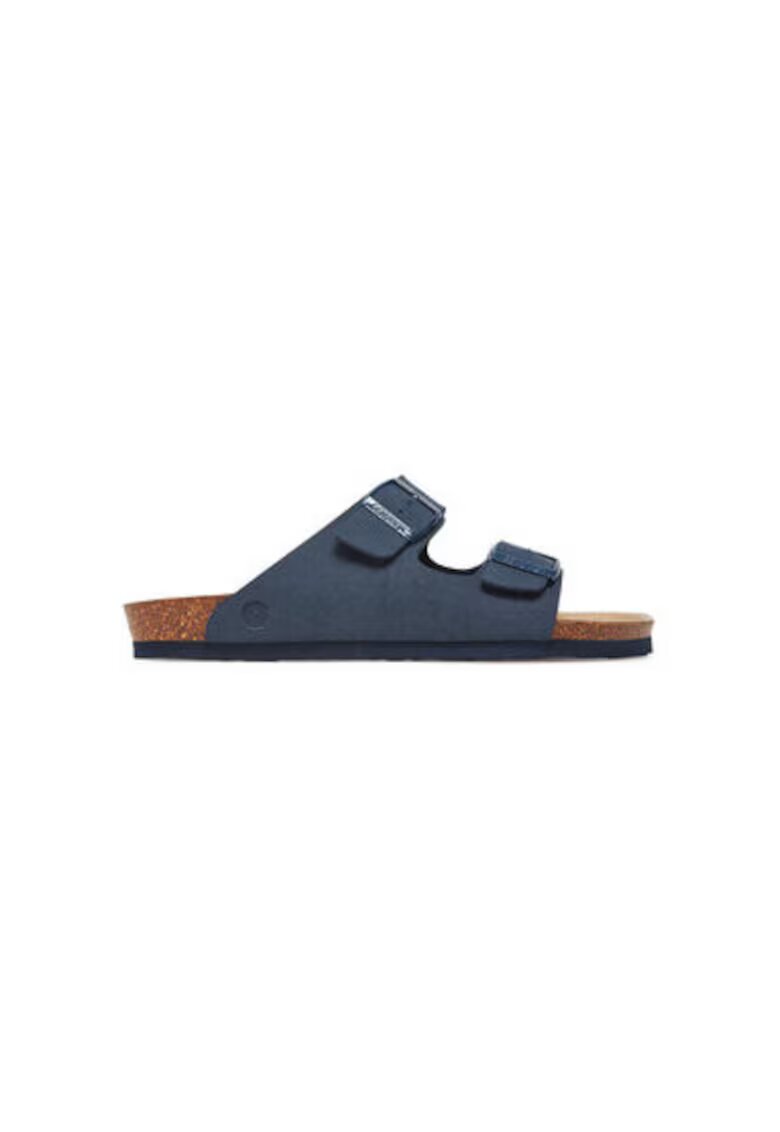 GENUINS Slapi unisex G104360 - Piele ecologica - Bleumarin