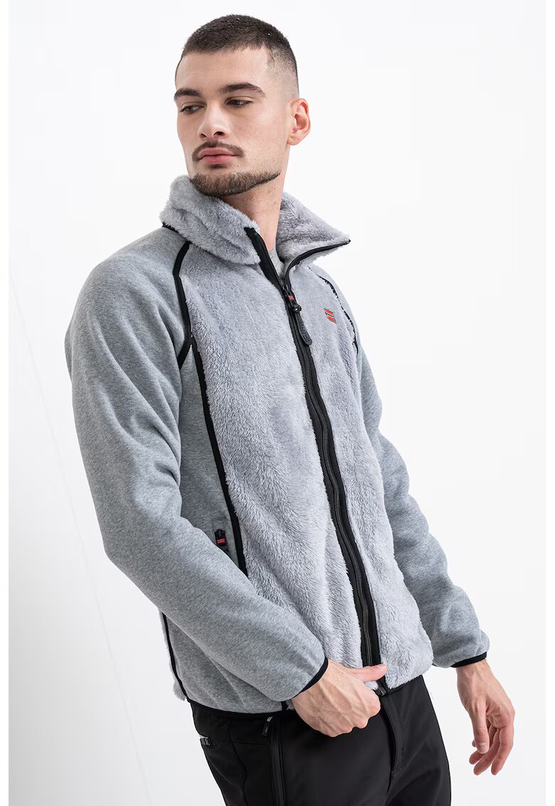 Geo Norway Bluza de trening cu fermoar Titanoz - Gri deschis
