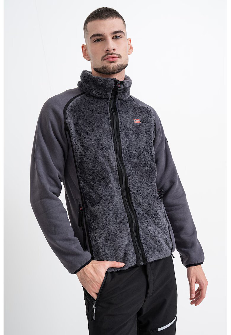 Geo Norway Bluza de trening cu fermoar Titanoz - Gri inchis