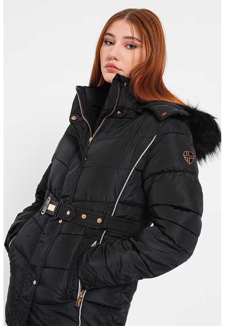 Geographical Norway Geaca cu buzunare cu fermoar Becky - Negru