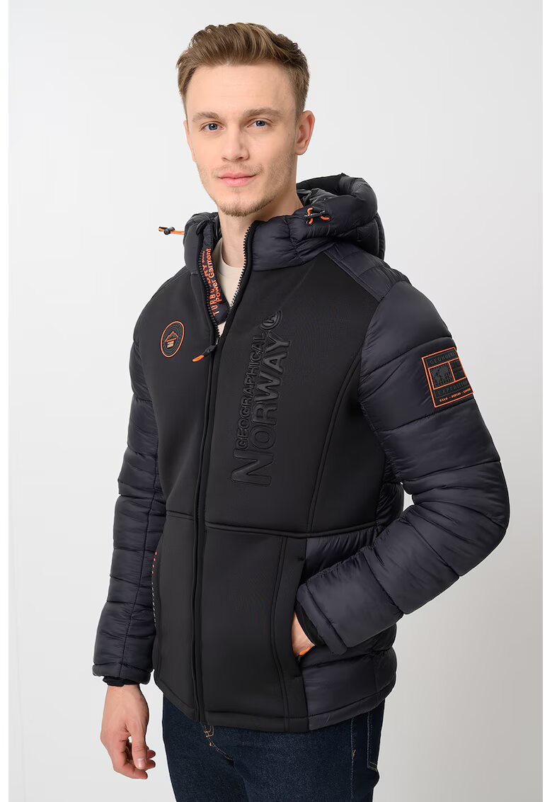 Geographical Norway Geaca cu gluga Bafare - Negru