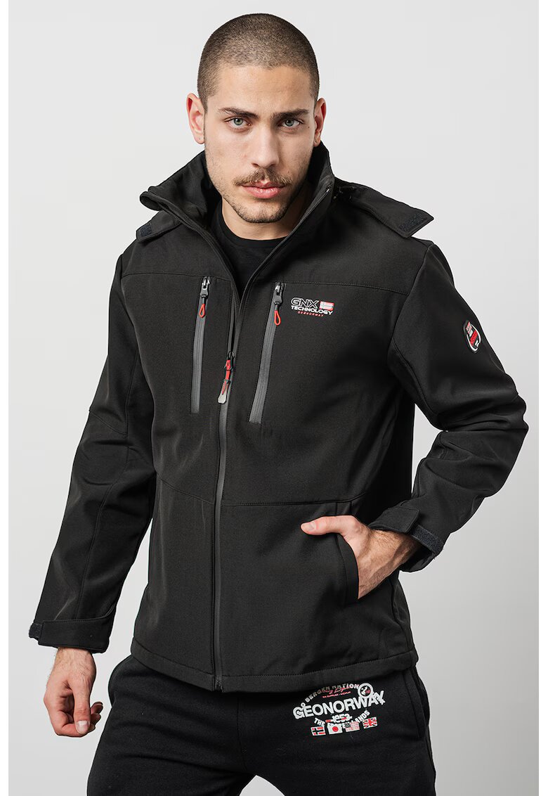 Geographical Norway Geaca cu gluga Timmex - Negru