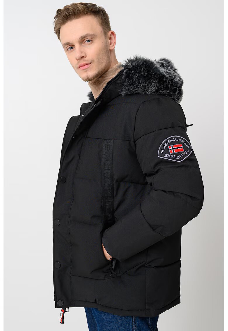 Geographical Norway Geaca cu vatelina Delote - Negru