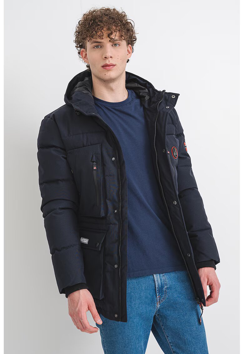 Geographical Norway Geaca cu vatelina si gluga Albert - Bleumarin