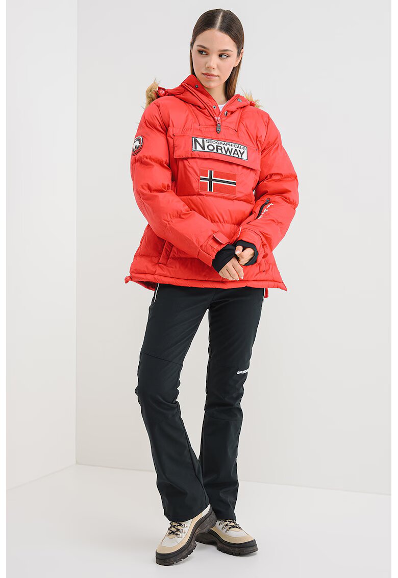 Geographical Norway Jacheta fara inchidere cu vatelina si gluga Belancolie - Rosu