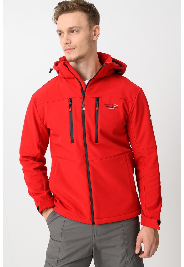 Geographical Norway Jacheta softshell cu fermoar Timmex - Rosu