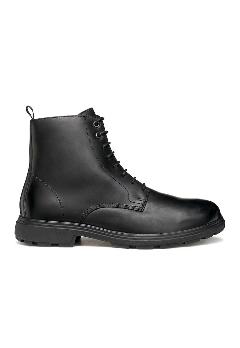 Geox Bocanci de piele - Negru