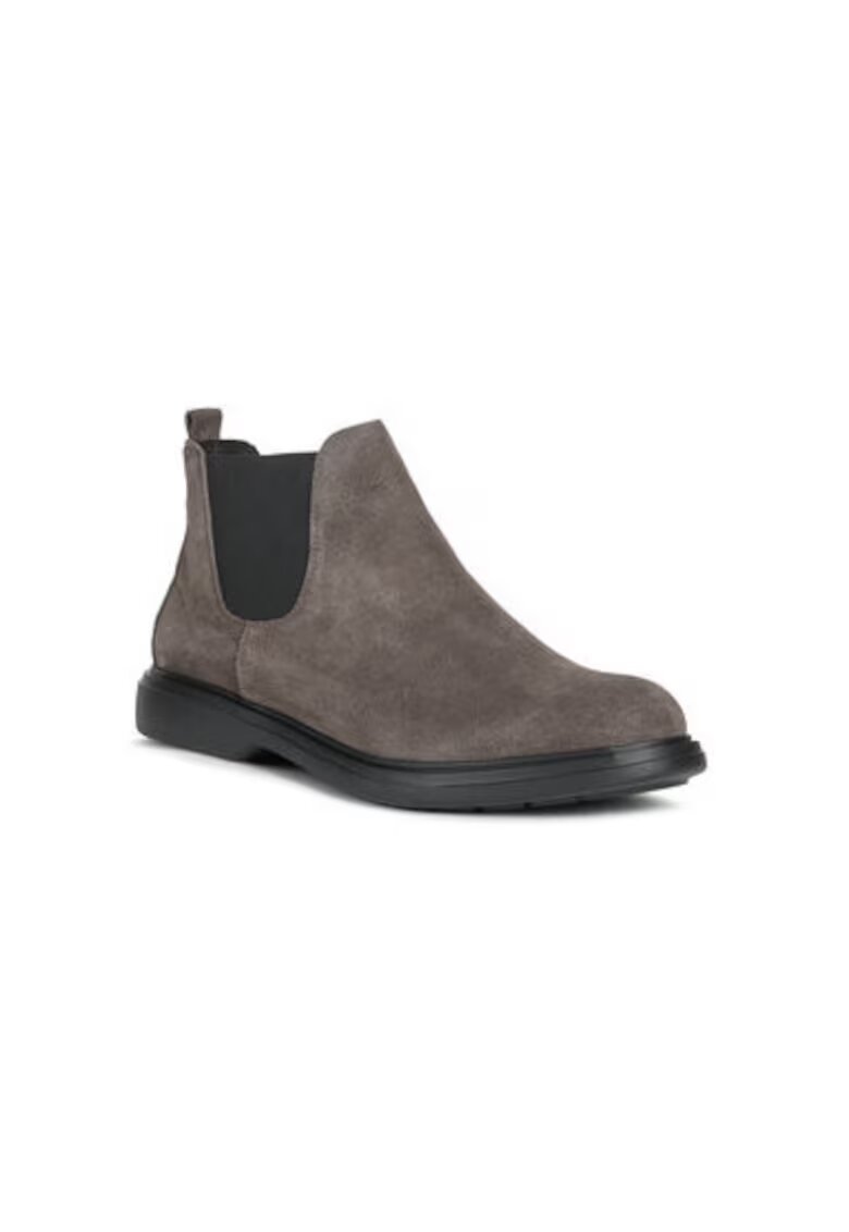 Geox Botine cu glezna joasa pentru barbati U16DCC-00022 - Piele naturala - Kaki - Kaki