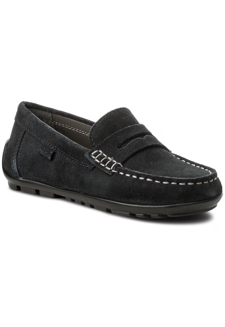 Geox Cizme baieti J826CA-00022 - Piele naturala - Bleumarin