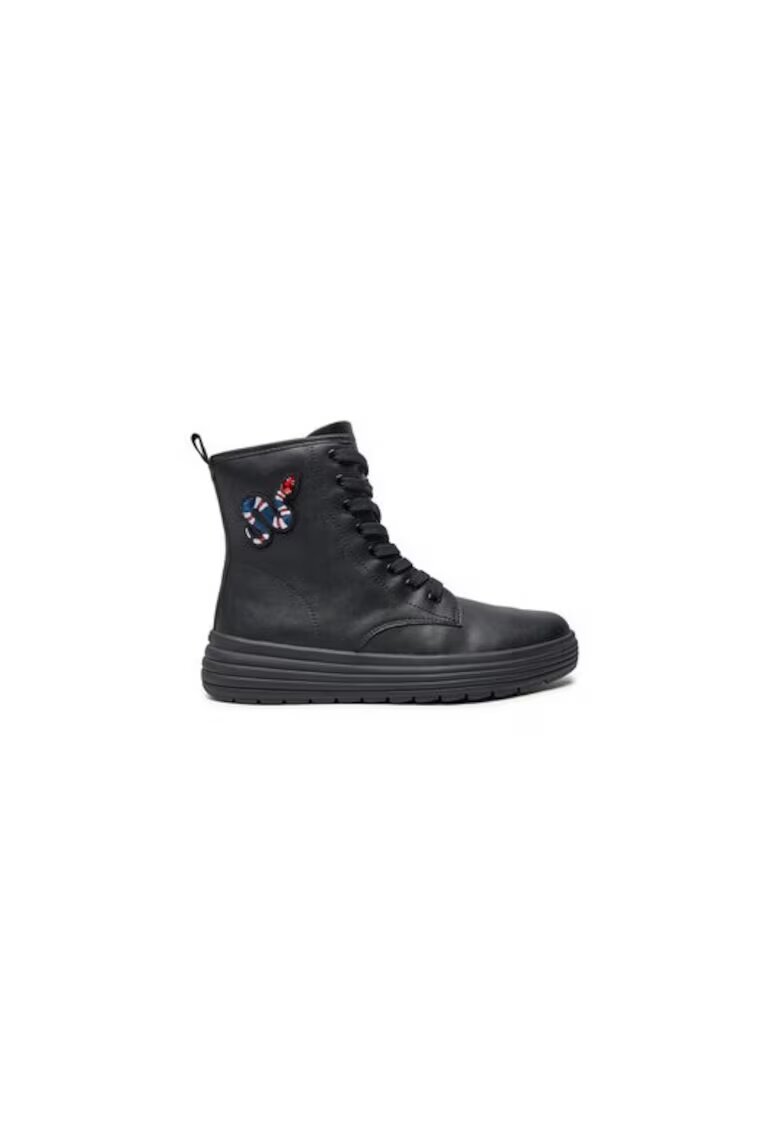 Geox Cizme dama 303949952 - Piele ecologica - Negru - Negru