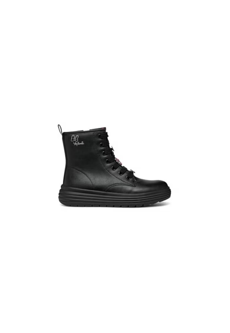 Geox Cizme dama Piele ecologica - Negru - Negru