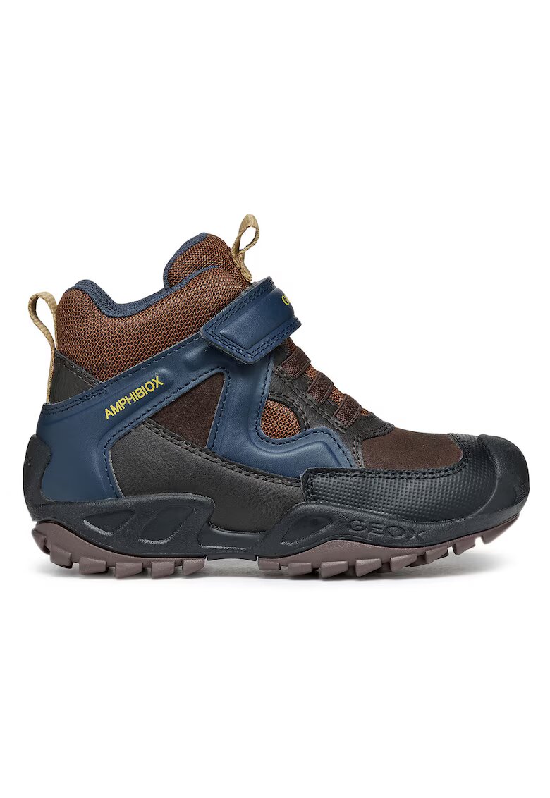Geox Cizme de iarna barbati J841WA-011BC - Piele ecologica - Maro/Bleumarin