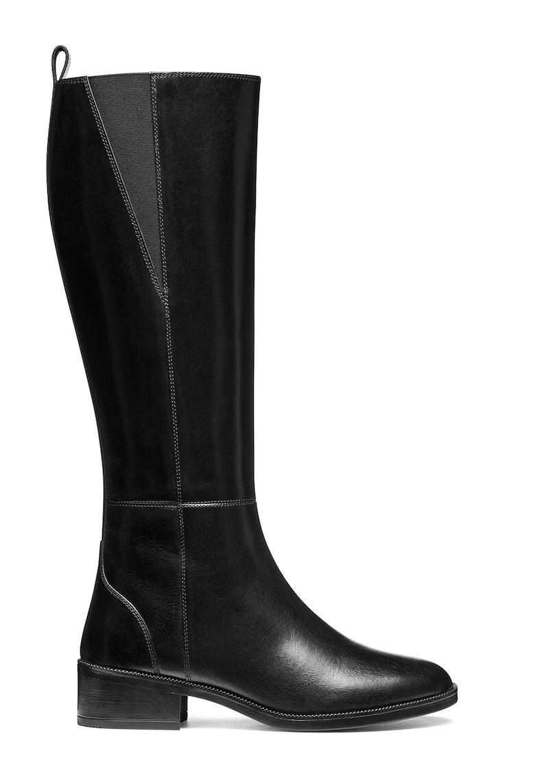 Geox Cizme de piele fara inchidere - Negru