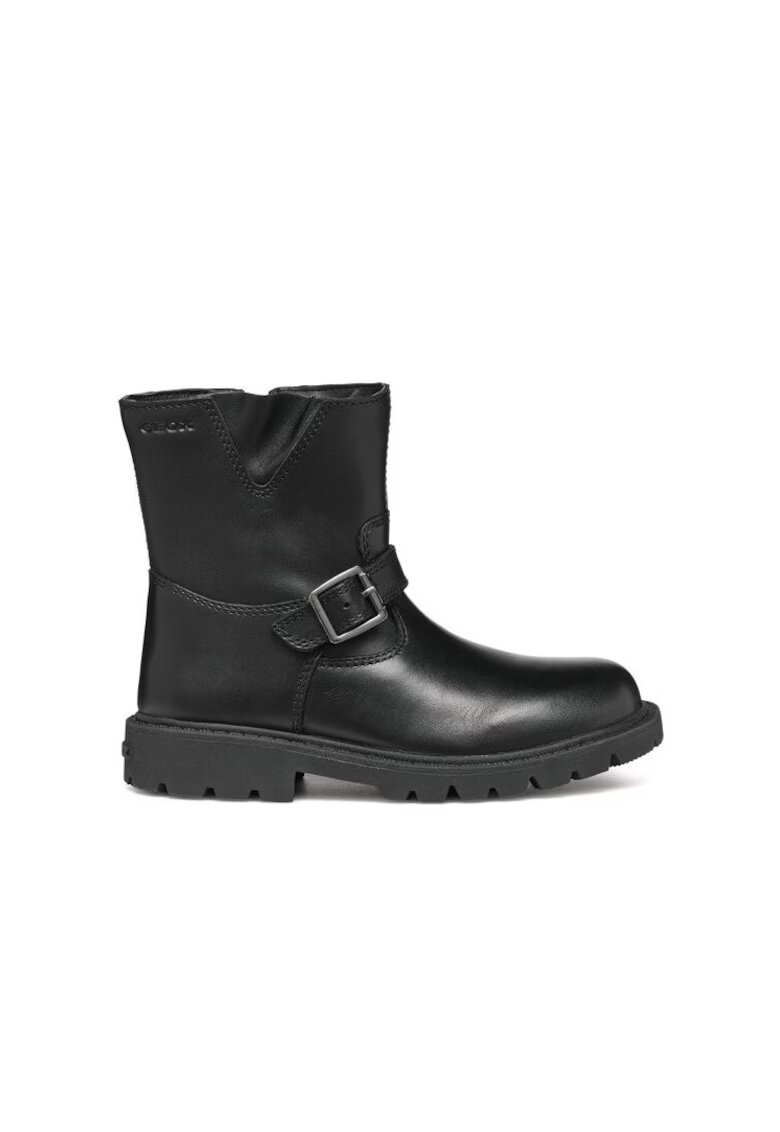 Geox Cizme fete 304072154 - Piele naturala - Negru - Negru
