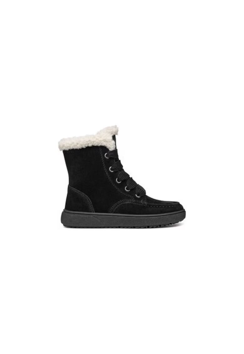 Geox Cizme fete Textil - Negru - Negru