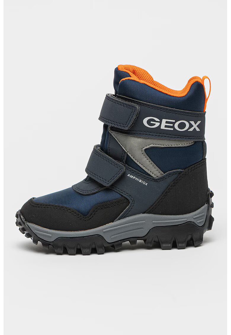 Geox Cizme medii de iarna Himalaya Abx - Gri inchis/Bleumarin
