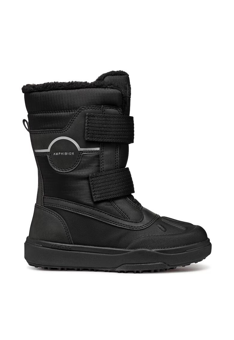 Geox Cizme mid-calf de iarna impermeabile - Negru