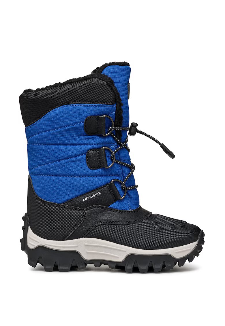 Geox Cizme mid-calf de iarna - Negru/Albastru royal