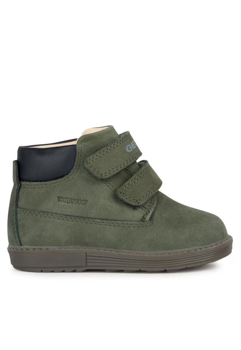 Geox copii Piele naturala/Piele nabuc - Verde - Verde